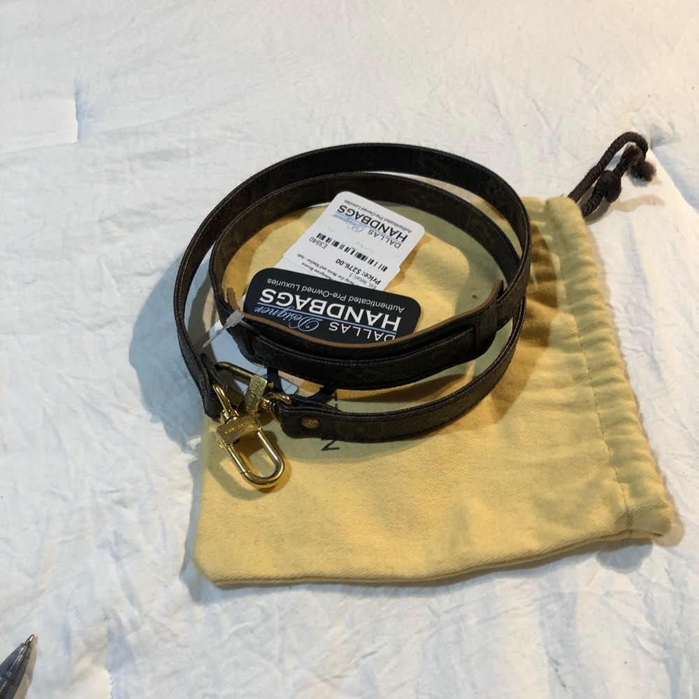 Louis Vuitton monogram brown shoulder strap